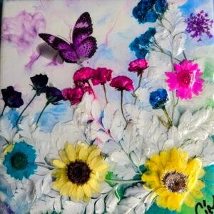 SUNFLOWERS & BUTTERFLIES